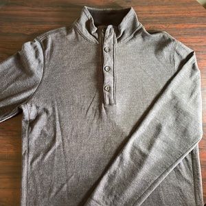 Banana Republic Zip/Button Pull-Over/Large